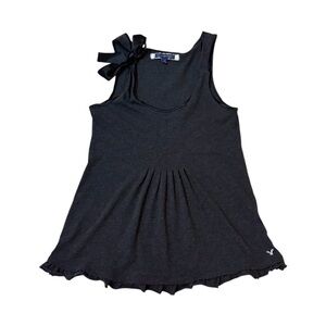 y2k american eagle tank top with bow